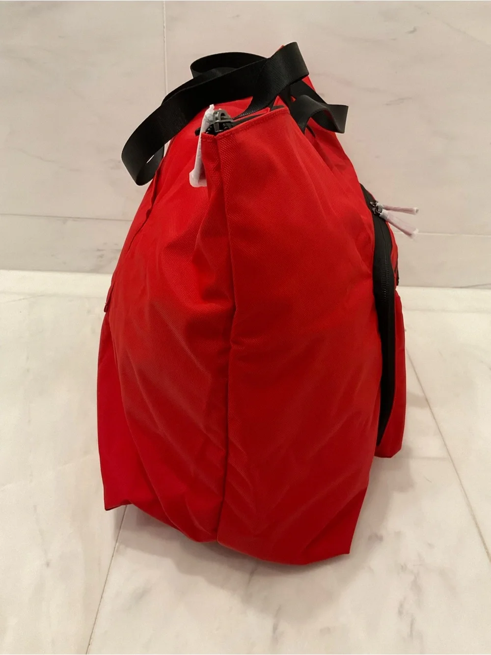 NEW TUMI Voyageur JUST IN CASE Nylon Packable 21.5” Tote Bag - TUMI RED